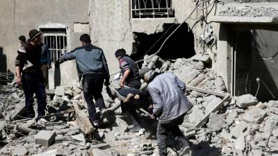 Pelo menos 59 civis sírios mortos pelos bombardeamentos contra Ghouta