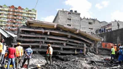 Pelo menos três mortos em colapso de edifício de seis andares no Quénia