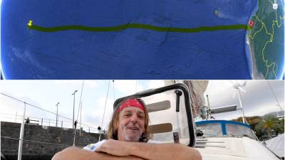 ‘Pirata’ da Madeira vai percorrer perto de 3.600 milhas em viagem que durará um mês