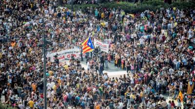 Polícia usou balas de borracha contra manifestantes no aeroporto e Barcelona