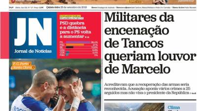 Polémica de Tancos volta às páginas dos jornais nacionais