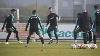 Portugal com todos disponíveis no frio do Luxemburgo para o apuramento ao Euro2020