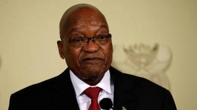 Presidente da África do Sul Jacob Zuma anuncia “demissão imediata”