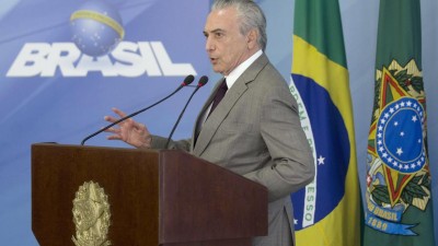 Presidente do Brasil autoriza envio de militares para reforço da segurança no Rio de Janeiro