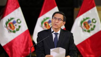 Presidente do Peru dissolve Congresso e convoca eleições antecipadas