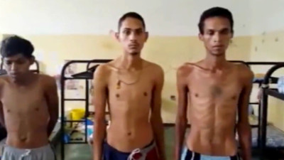 Presos venezuelanos cosem os lábios e iniciam greve de fome