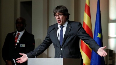 Primeira audiência a Puigdemont em Bruxelas realiza-se hoje