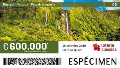 Primeiro prémio da Lotaria Clássica sai ao número 59731