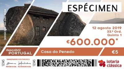 Primeiro prémio da Lotaria Clássica saiu ao número 00143