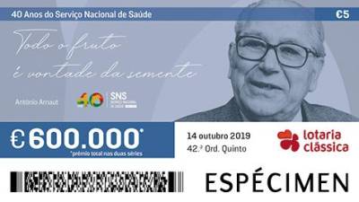 Primeiro prémio da Lotaria Clássica saiu ao número 33068
