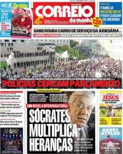 Protagonismo do Movimento Zero na manifestação dos polícias espelhada nos jornais