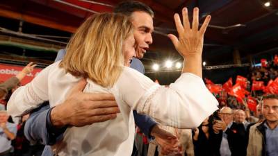 PSOE tem 120 deputados eleitos com 93,29% dos votos escrutinados