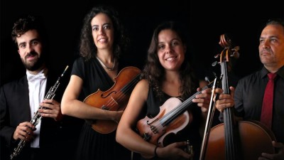 Quarteto Atlântida traz ‘timbre’ do oboé ao Baltazar Dias