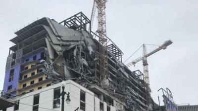Queda de hotel em construção causa um morto e três desaparecidos nos EUA