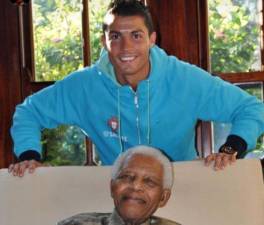 Ronaldo homenageia Nelson Mandela no Instagram