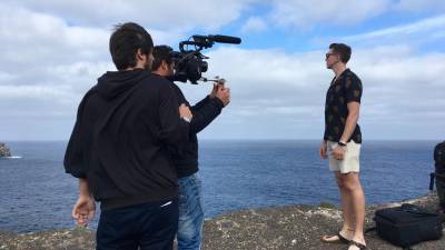 Ryan O’Shaughnessy à descoberta do mar do Porto Santo