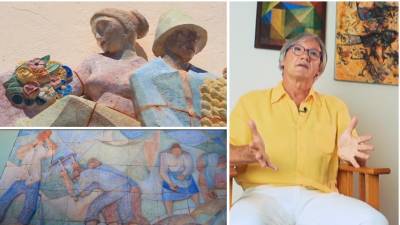 Segundo vídeo da série Clip’arte aborda os painéis ‘A terra e o mar’, de António Aragão