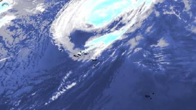 Sem radares meteorológicos, Açores seguem ‘Lorenzo’ com imagens de satélite