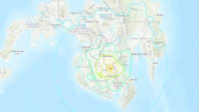 Sismo de magnitude 6,4 atinge ilha de Mindanao nas Filipinas
