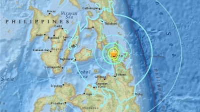 Sismo de magnitude 6,8 registado ao largo das Filipinas