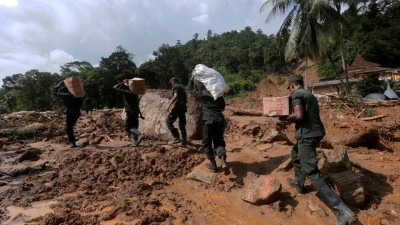 Sobe para 164 número de mortos devido a inundações no Sri Lanka