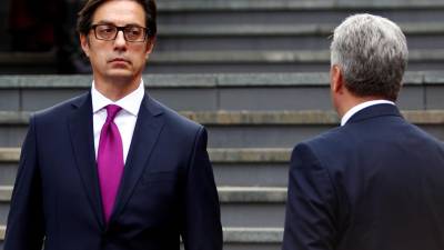 Stevo Pendarovski tomou hoje posse como novo Presidente da Macedónia do Norte