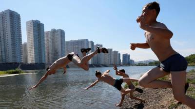 Temperaturas começam a descer ligeiramente na Europa