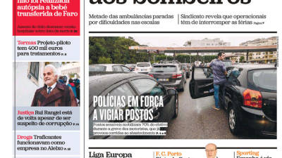 Tensão crescente mantém greve nas primeiras páginas