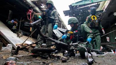 Três mortos e 18 feridos em explosão de bomba em mercado no sul da Tailândia