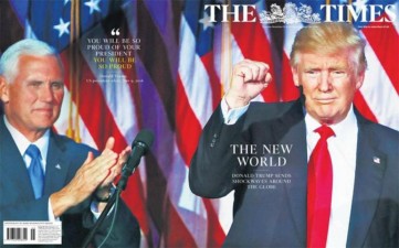 Trump é capa de jornais em todo o mundo