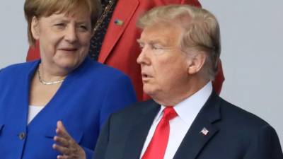 Trump destaca “excelente relação” com Merkel
