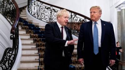 Trump diz que Johnson é “o homem certo” para o Brexit e promete acordo comercial rápido