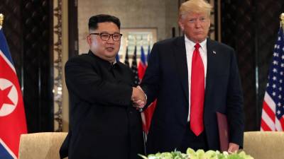 Trump minimiza contratempos e quer reunir-se com Kim Jong-un no início de 2019