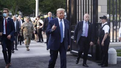 Trump negou ter-se abrigado num ‘bunker’ da Casa Branca