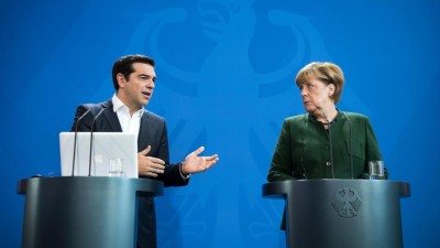 Tsipras defende as medidas sociais do seu Governo após reunião com Angela Merkel
