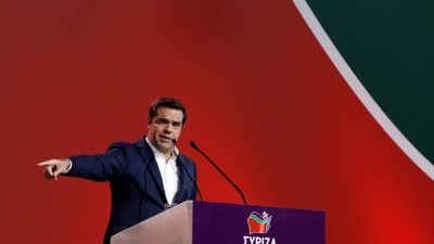 Tsipras diz que Grécia aplica políticas de esquerda apesar do resgate internacional