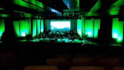 Tudo a postos para o concerto Fantasia de Natal esta noite em dose dupla