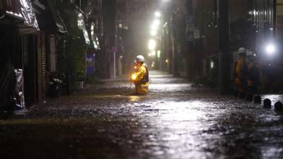 Tufão Hagibis provoca um morto no Japão