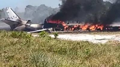Um morto e nove feridos em queda de jacto privado em pista de ‘resort’ no Brasil