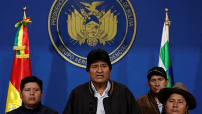 União Europeia satisfeita com decisão de Evo Morales em repetir eleições na Bolívia