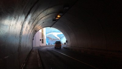 Vídeo ilustra uma ‘Baleia’ no Funchal à boca do túnel