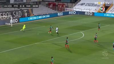 Veja o erro inacreditável que resultou no primeiro golo do Portimonense frente ao Marítimo