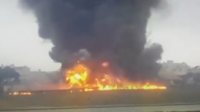 Veja o vídeo da queda do avião em Malta