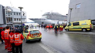‘Viking Sky’ já chegou a porto seguro após mar de tormentas na Noruega