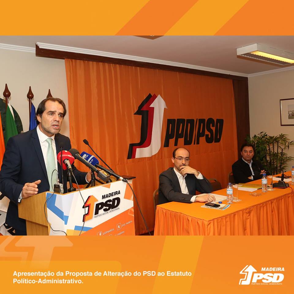 PSD apresenta alteração ao Estatuto Político-Administrativo da Madeira