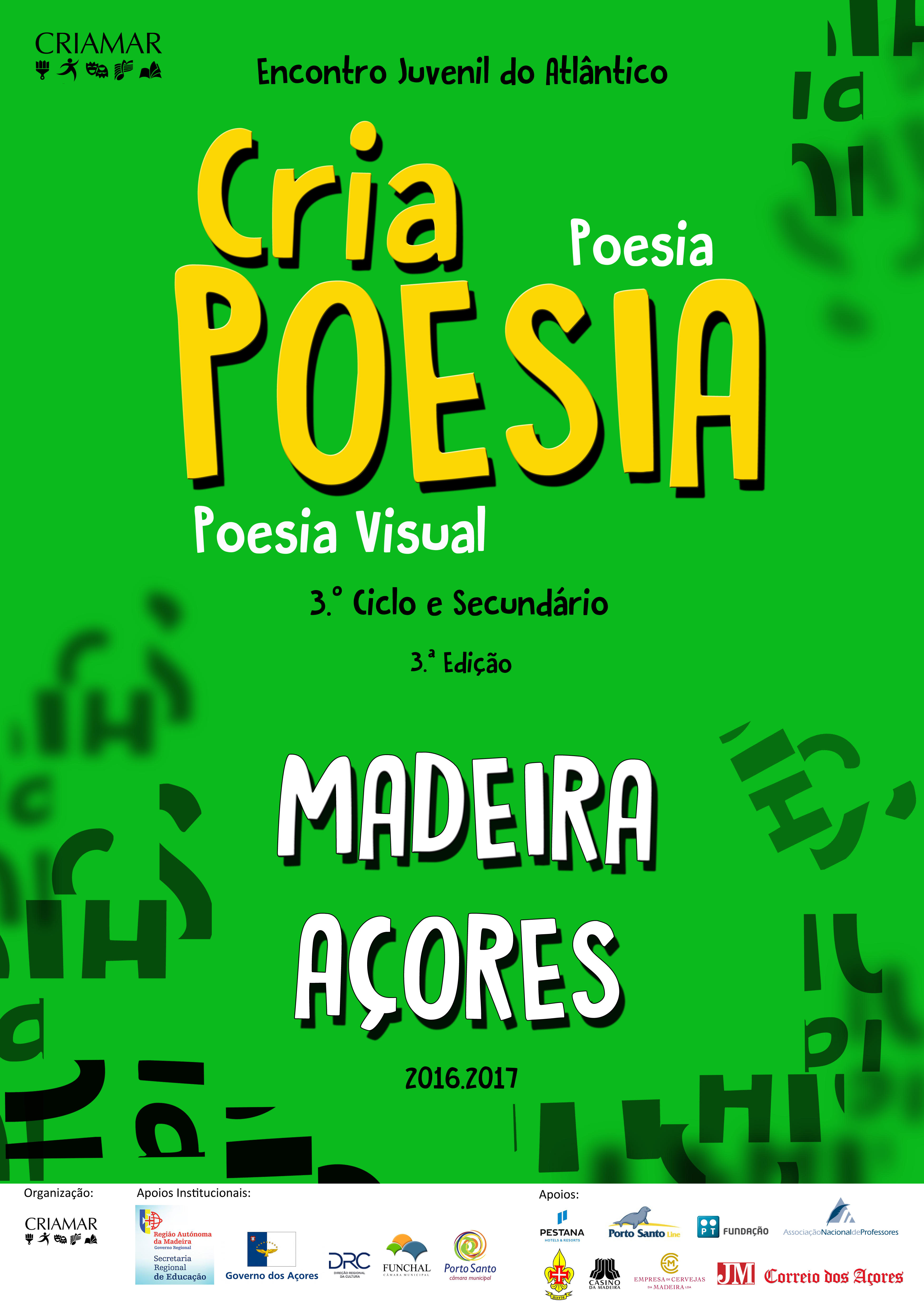 CRIAMAR promove pela terceira vez o “CriaPOESIA”