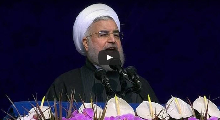 Rohani envia recados a Trump no 38º aniversário da Revolução Islâmica [vídeo]