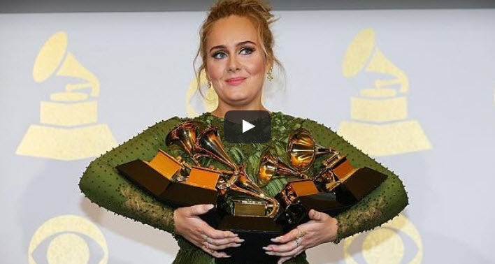 Adele: a rainha da noite dos Prémios Grammy [vídeo]