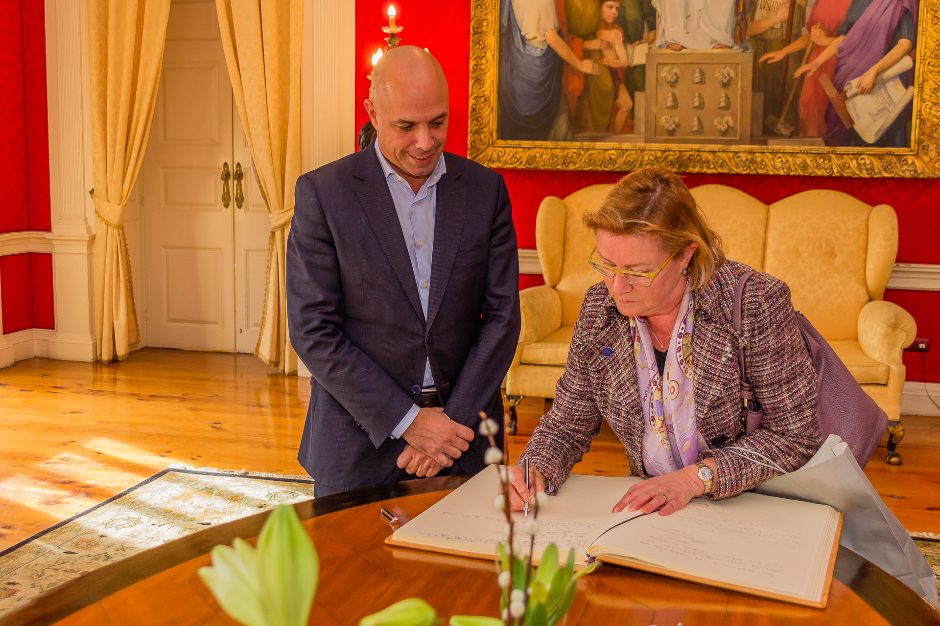 Embaixadora da Finlândia recebida nos Paços do Concelho do Funchal