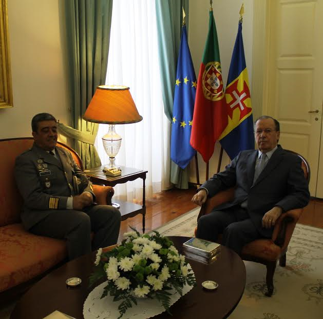Cumprimentos no Palácio de São Lourenço